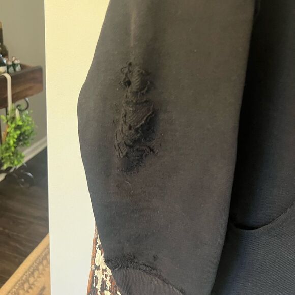 Element distressed Black Hoodie. Men’s size M. - Picture 5 of 12